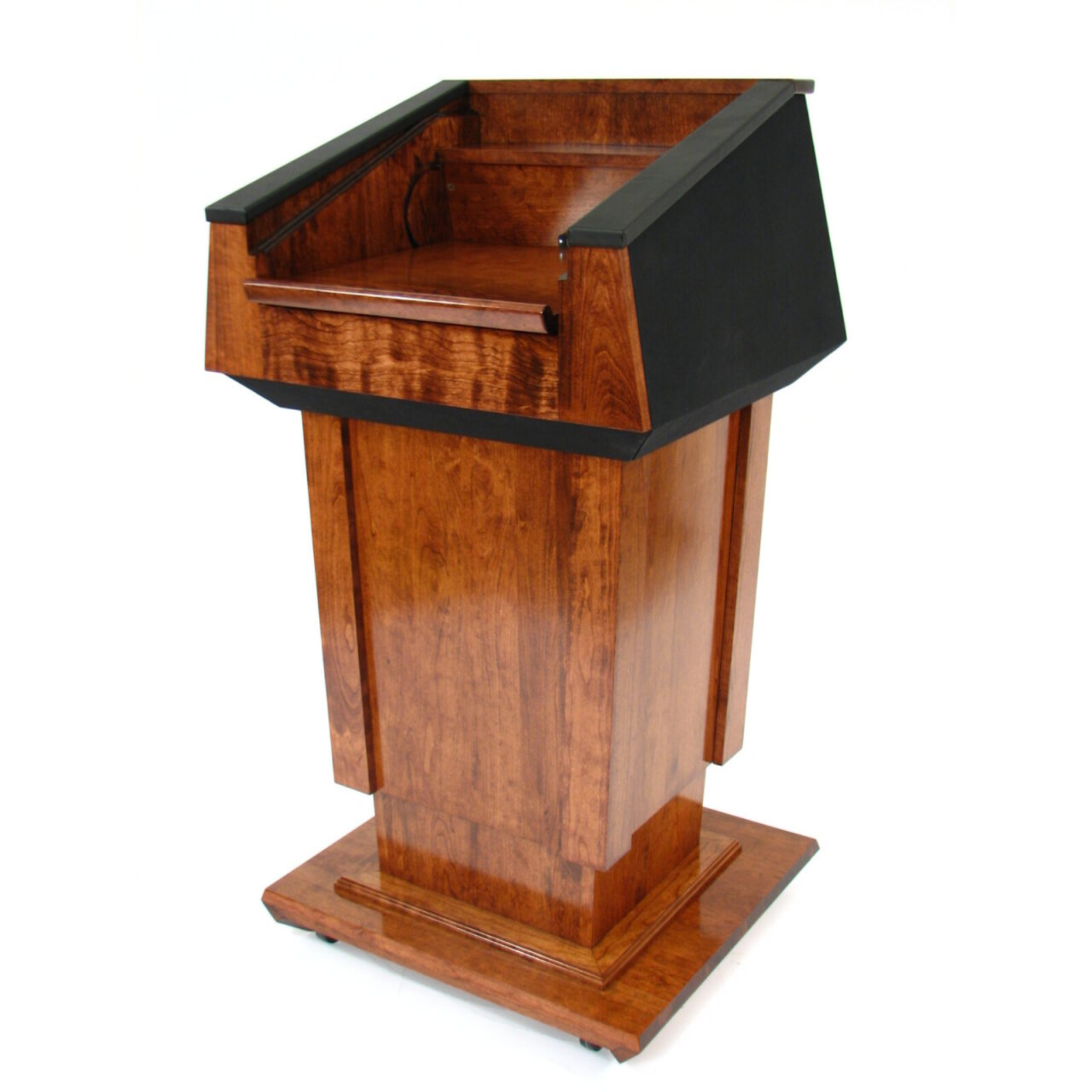 Executive Wood Adjustable Presidential Plus Lift Lectern | PRES900-LIFT