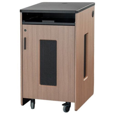 RK5105 AVFI 14U Mobile AV Cabinet front view