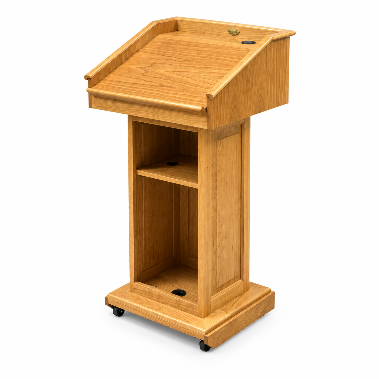 Executive Wood The Counselor Modern Hardwood Lectern | CLR235