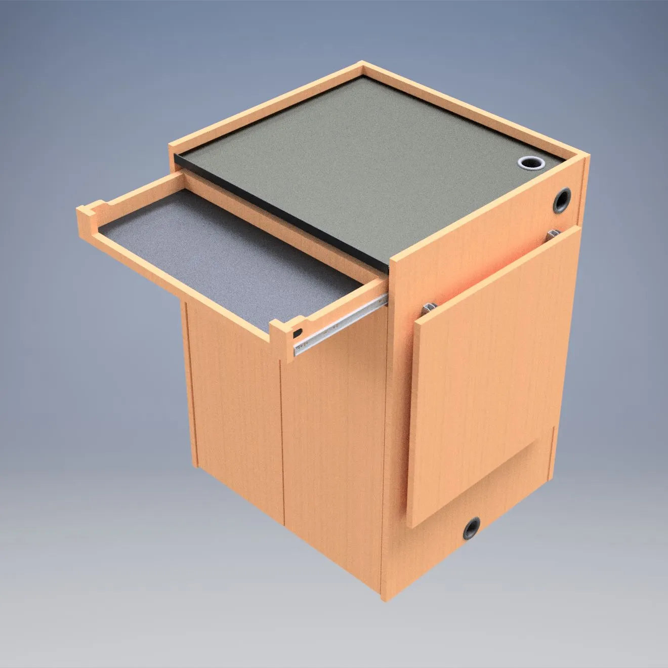 Sound-Craft The Compact 16RU Multimedia Workstation - WSV30