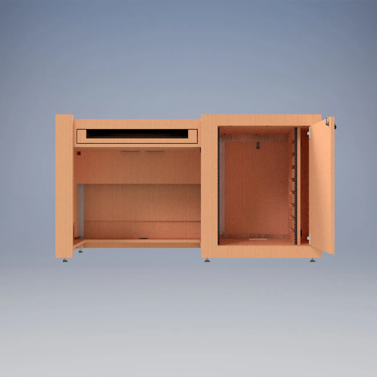Sound-Craft The Ideal ADA-Compliant Multimedia Sit-Stand Desk - WSV50