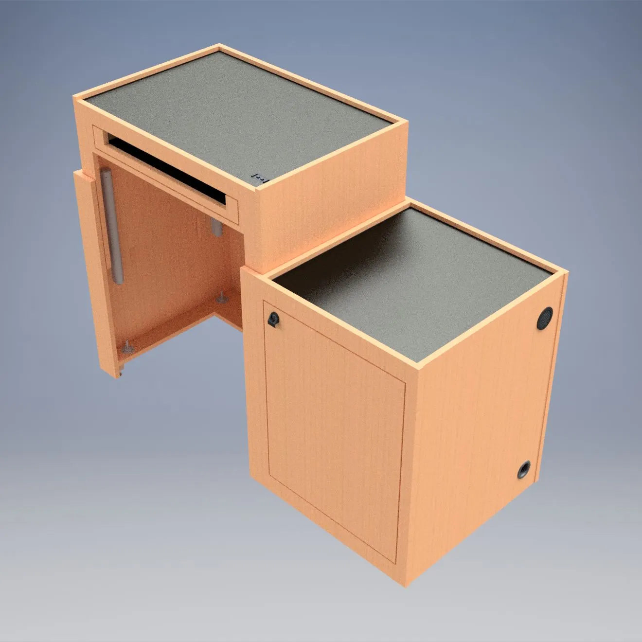 Sound-Craft The Ideal ADA-Compliant Multimedia Sit-Stand Desk - WSV50