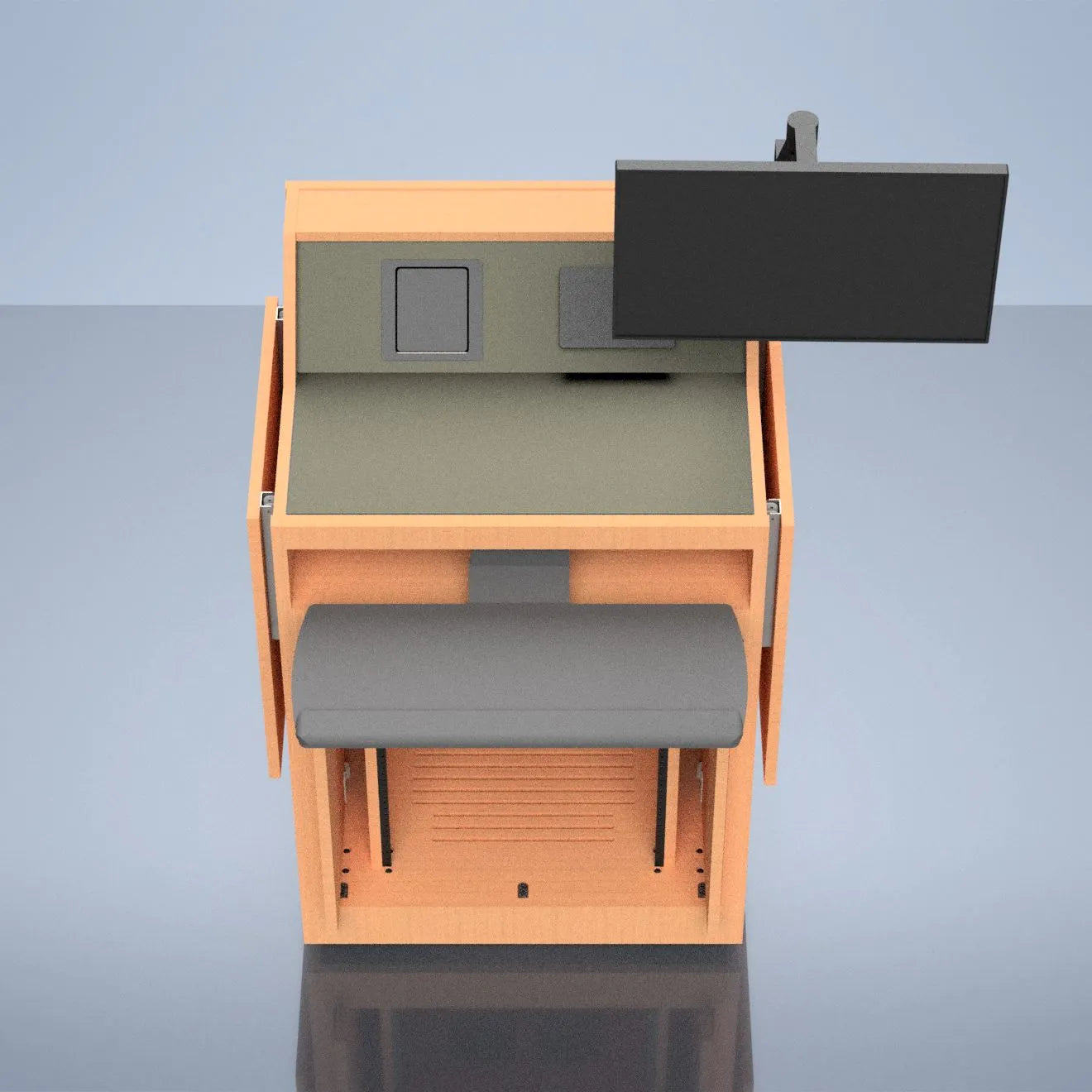 Sound-Craft The Patriot Hardwood Multimedia Lectern - DBU