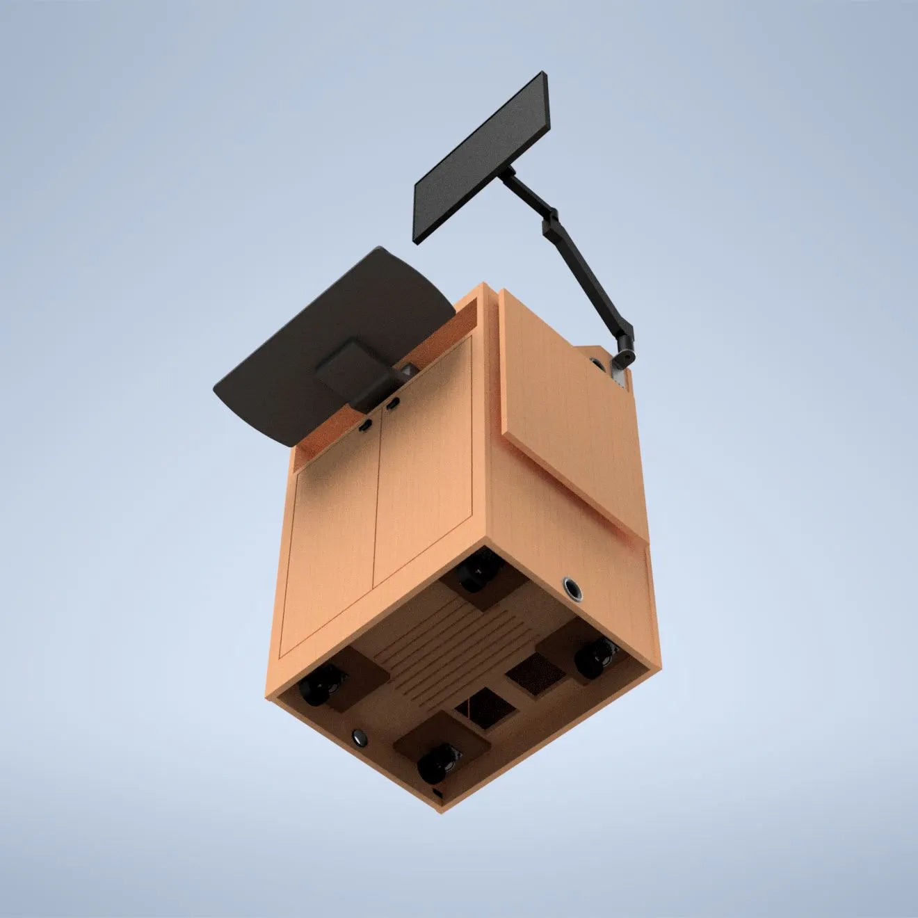 Sound-Craft The Patriot Hardwood Multimedia Lectern - DBU