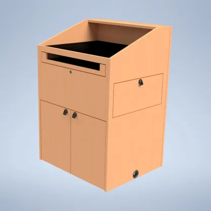Sound-Craft The Teacher Multimedia Lectern with Equipment Storage - ML1B