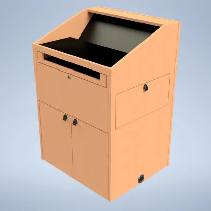 Sound-Craft The Teacher Multimedia Lectern with Equipment Storage - ML1B