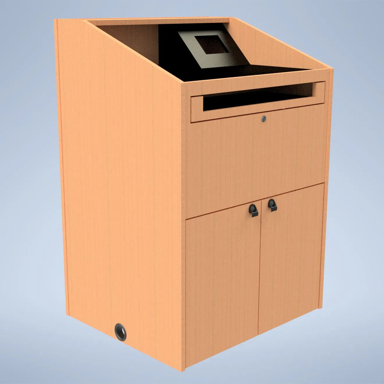 Sound-Craft The Teacher Multimedia Lectern with Equipment Storage - ML1B