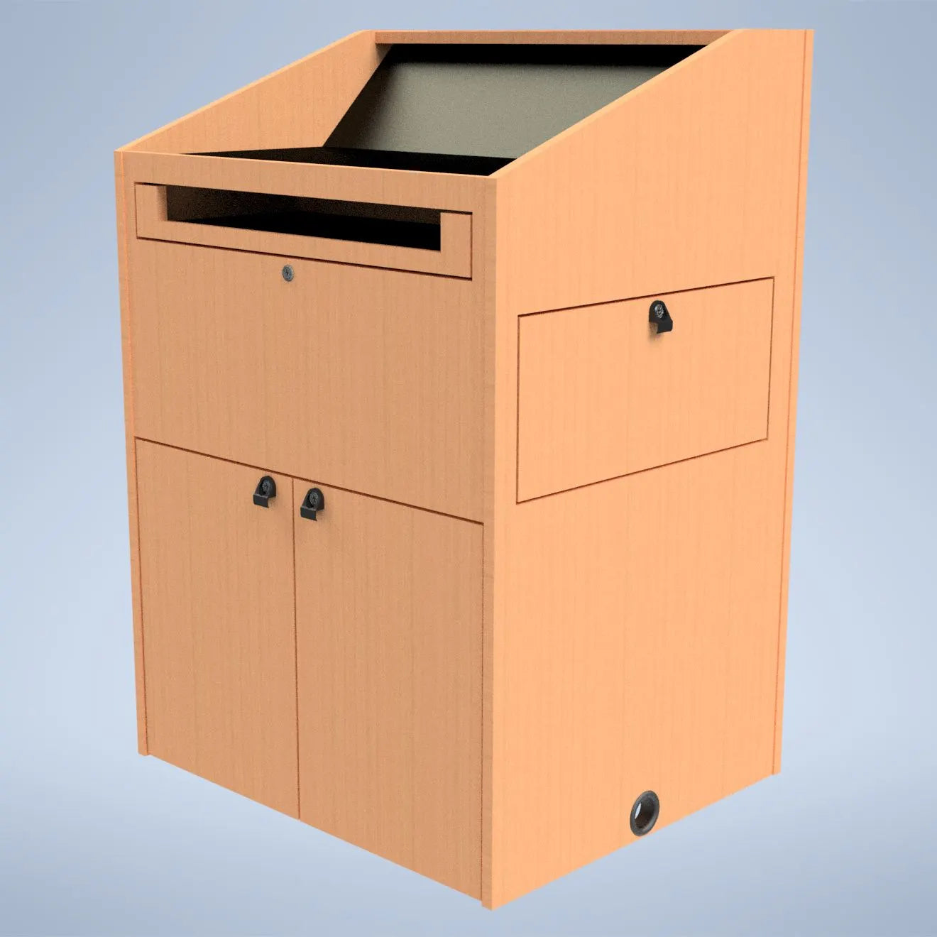Sound-Craft The Teacher Multimedia Lectern with Equipment Storage - ML1B