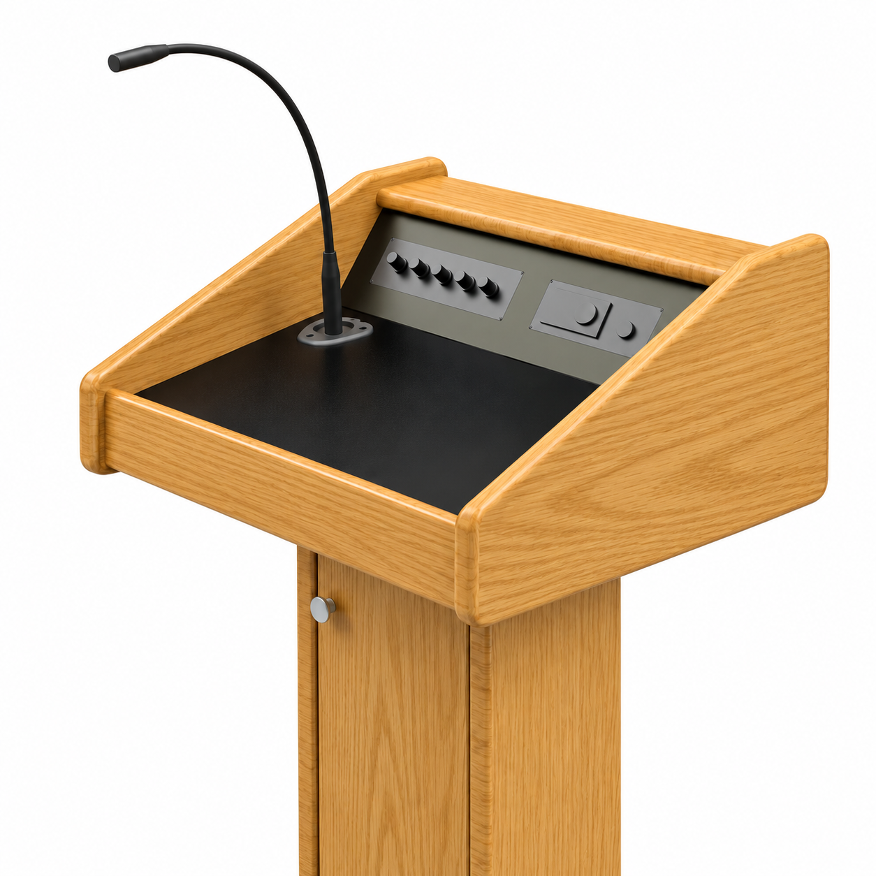 Sound-Craft The Club Portable Hardwood Podium - LC