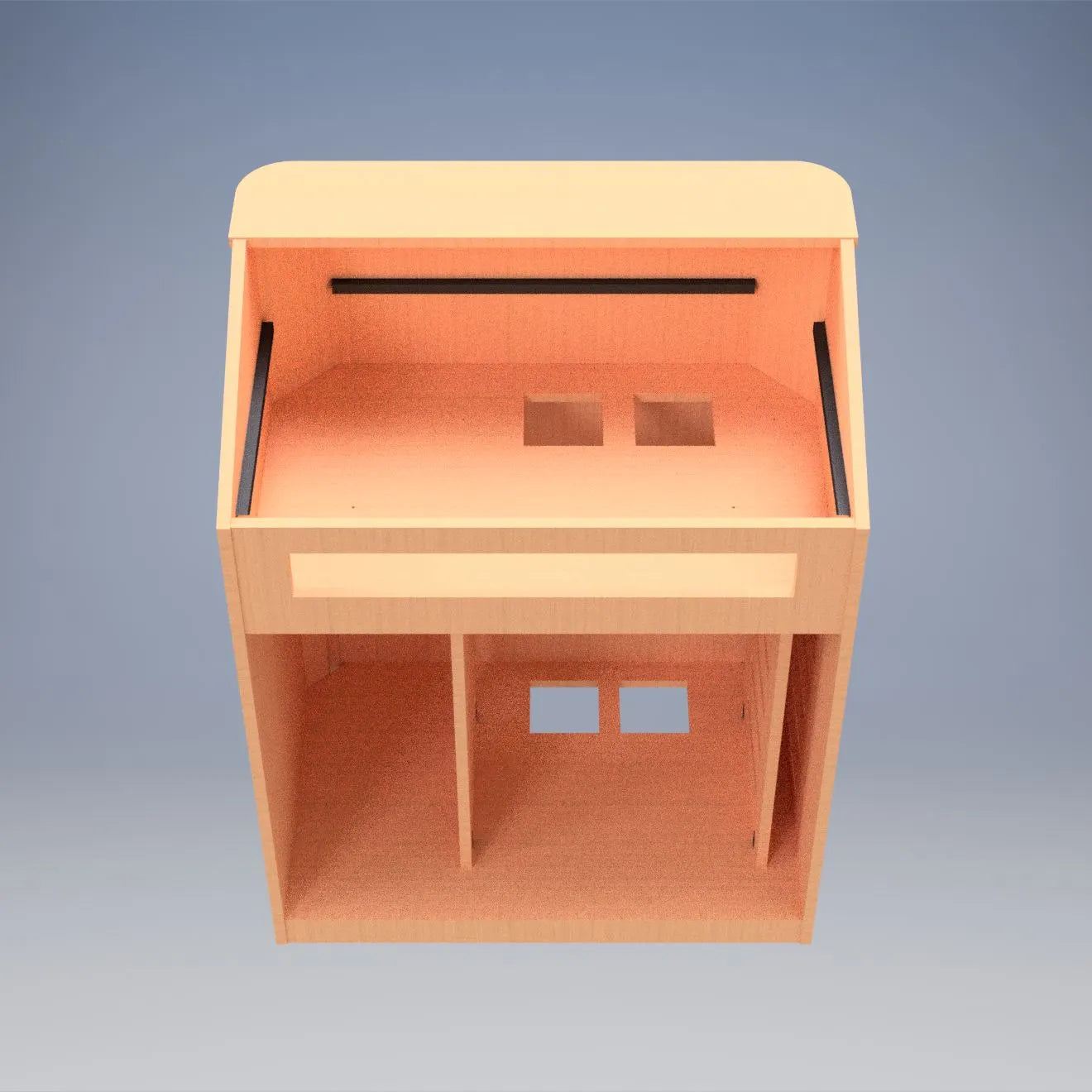 Sound-Craft The Representative XL Wood Veneer Multimedia Lectern - RCV36