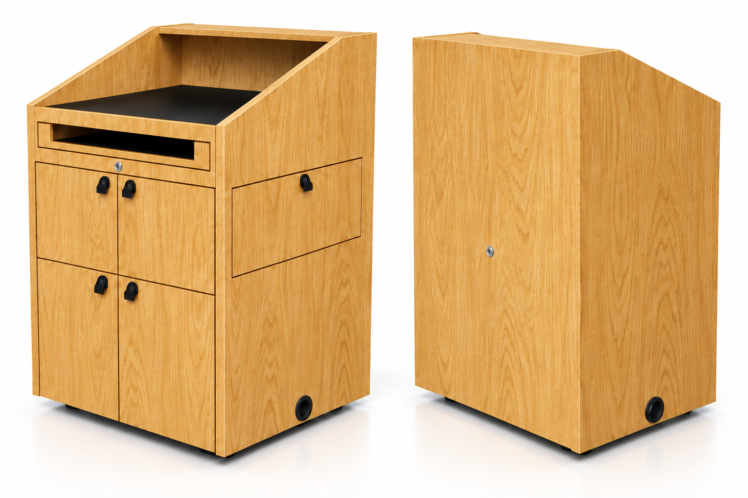 Sound-Craft The Teacher Multimedia Lectern with Equipment Storage - ML1B