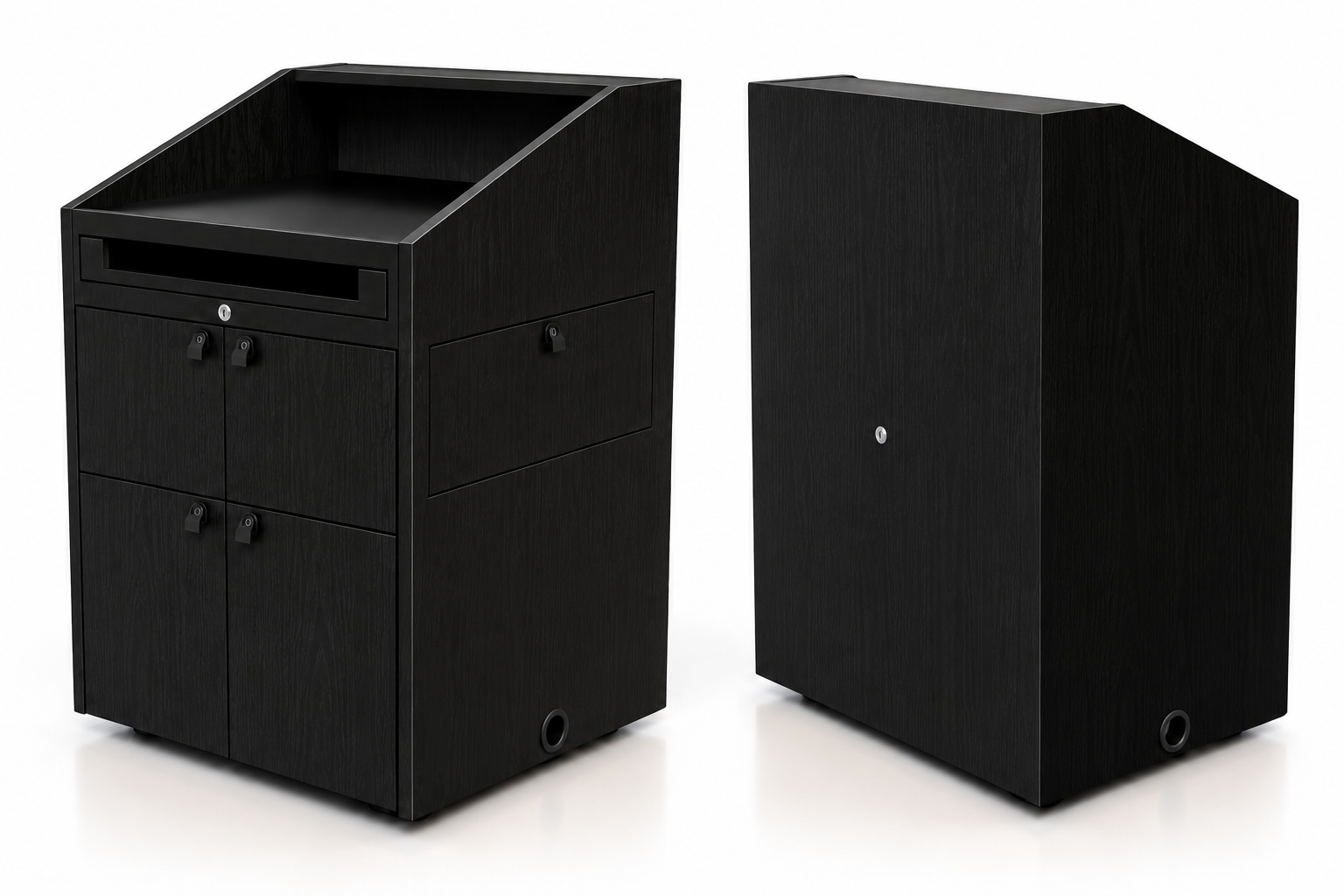Sound-Craft The Teacher Multimedia Lectern with Equipment Storage - ML1B