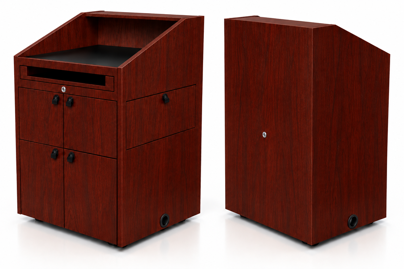 Sound-Craft The Teacher Multimedia Lectern with Equipment Storage - ML1B