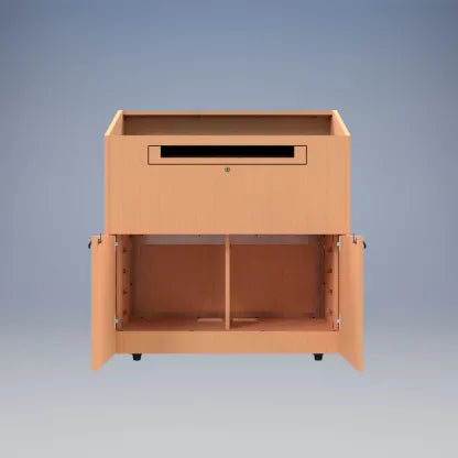 Sound-Craft The Teacher XL Hardwood Multimedia Lectern - ML2B