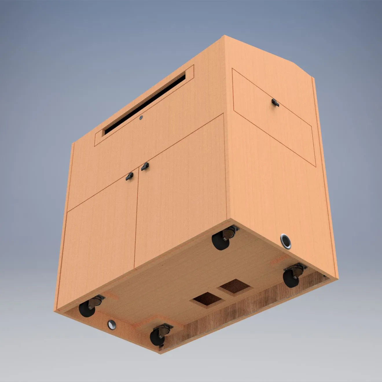 Sound-Craft The Teacher XL Hardwood Multimedia Lectern - ML2B
