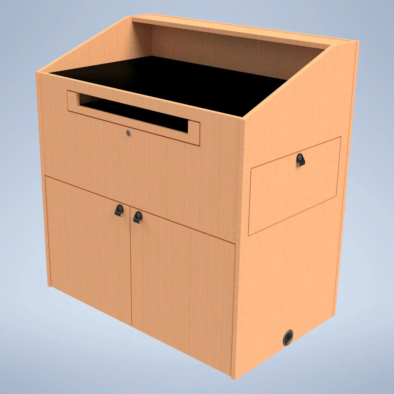 Sound-Craft The Teacher XL Hardwood Multimedia Lectern - ML2B
