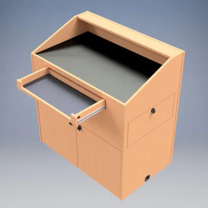 Sound-Craft The Teacher XL Hardwood Multimedia Lectern - ML2B