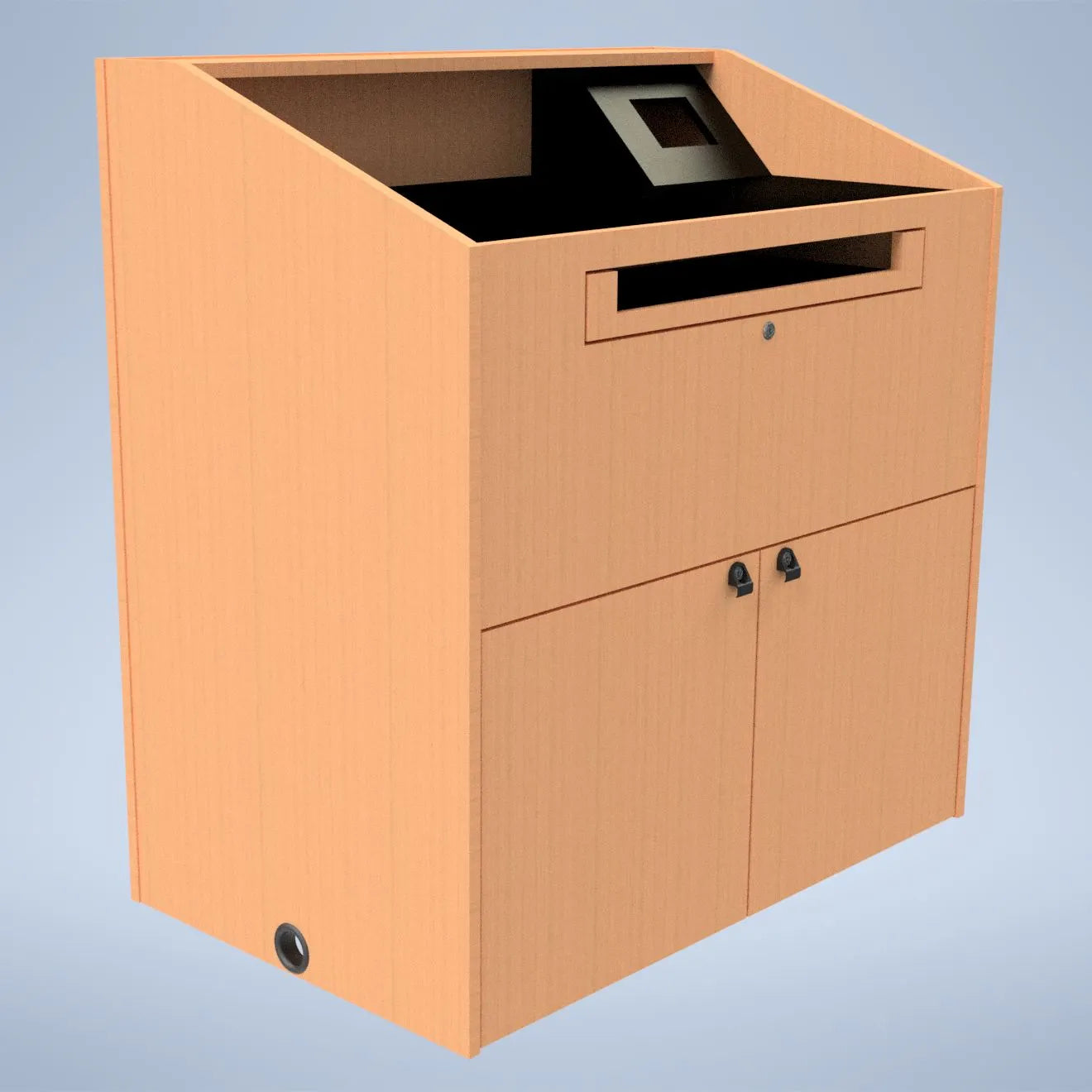 Sound-Craft The Teacher XL Hardwood Multimedia Lectern - ML2B