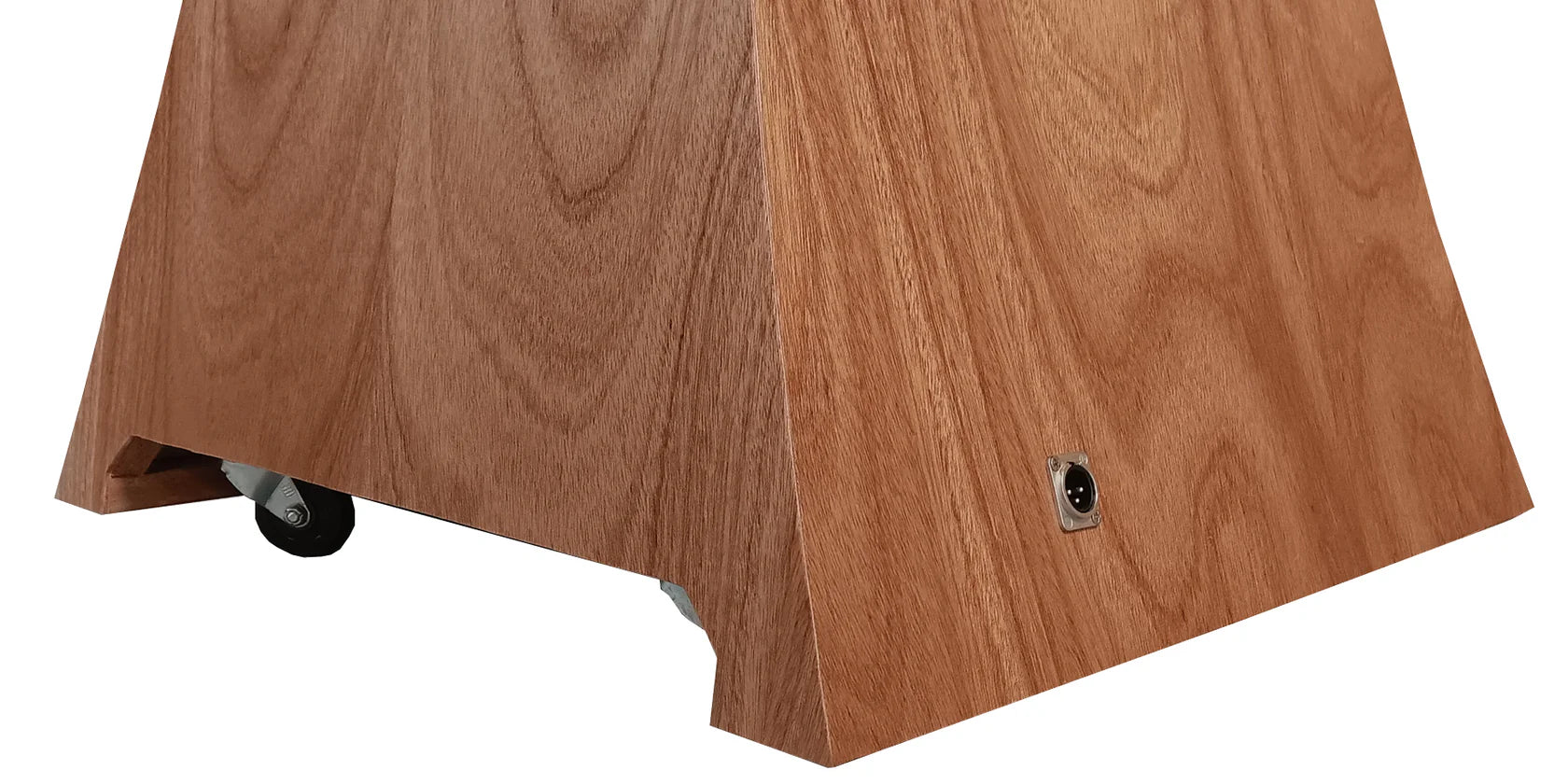 Executive Wood Statesman Slim Modern Curved Wood Podium | STM019-S