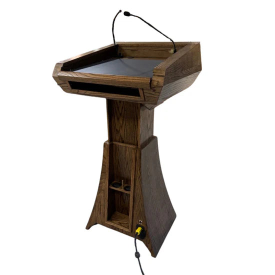 Executive Wood Adjustable StatesMan AutoGlide™ Lectern | STM019-AG