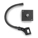 Black metal bracket with flexible microphone holder 