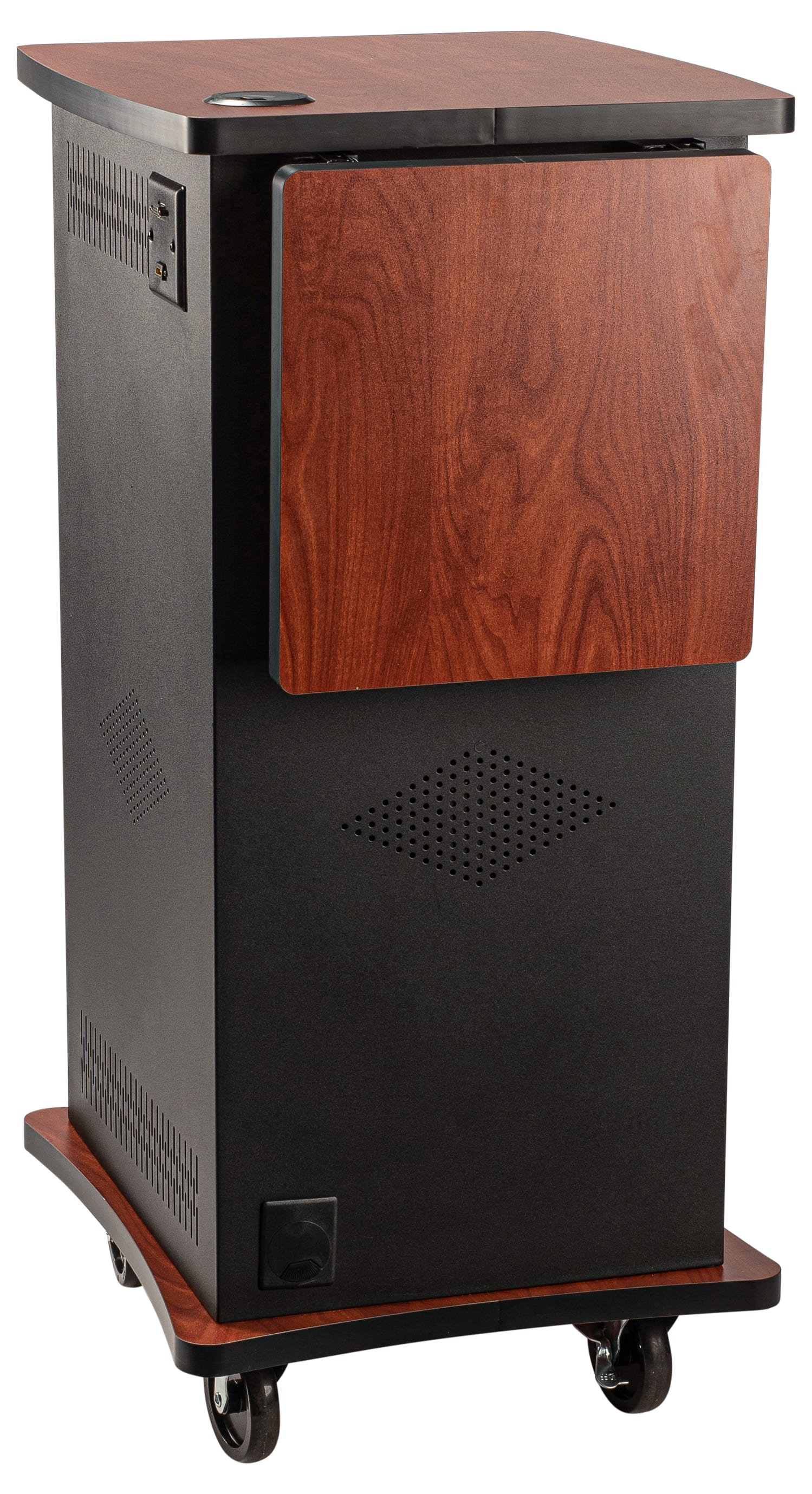Oklahoma Sound Wizard Multimedia AV Cart | Presentation Cart with HDMI & VGA