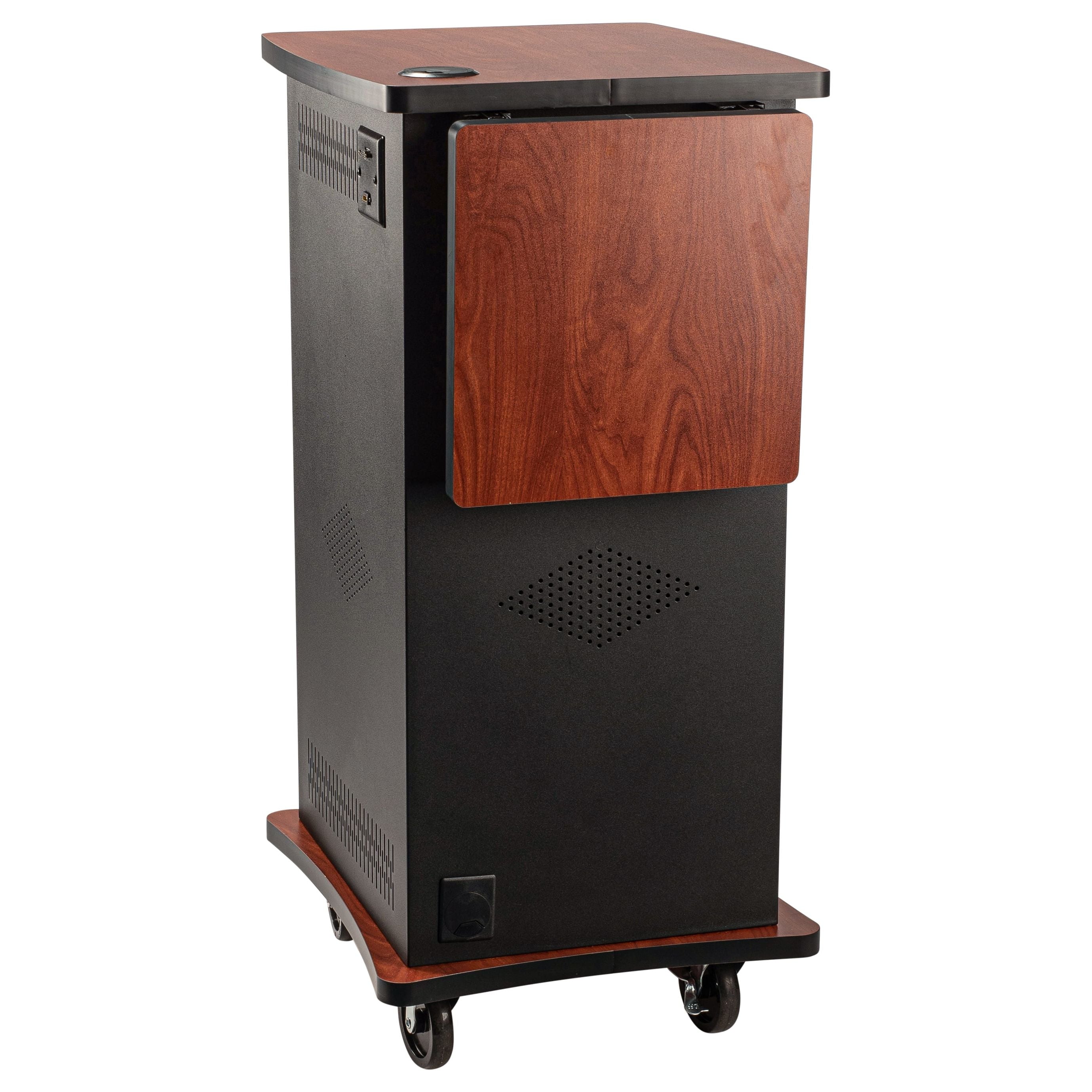 Oklahoma Sound Wizard Multimedia AV Cart | Presentation Cart with HDMI & VGA
