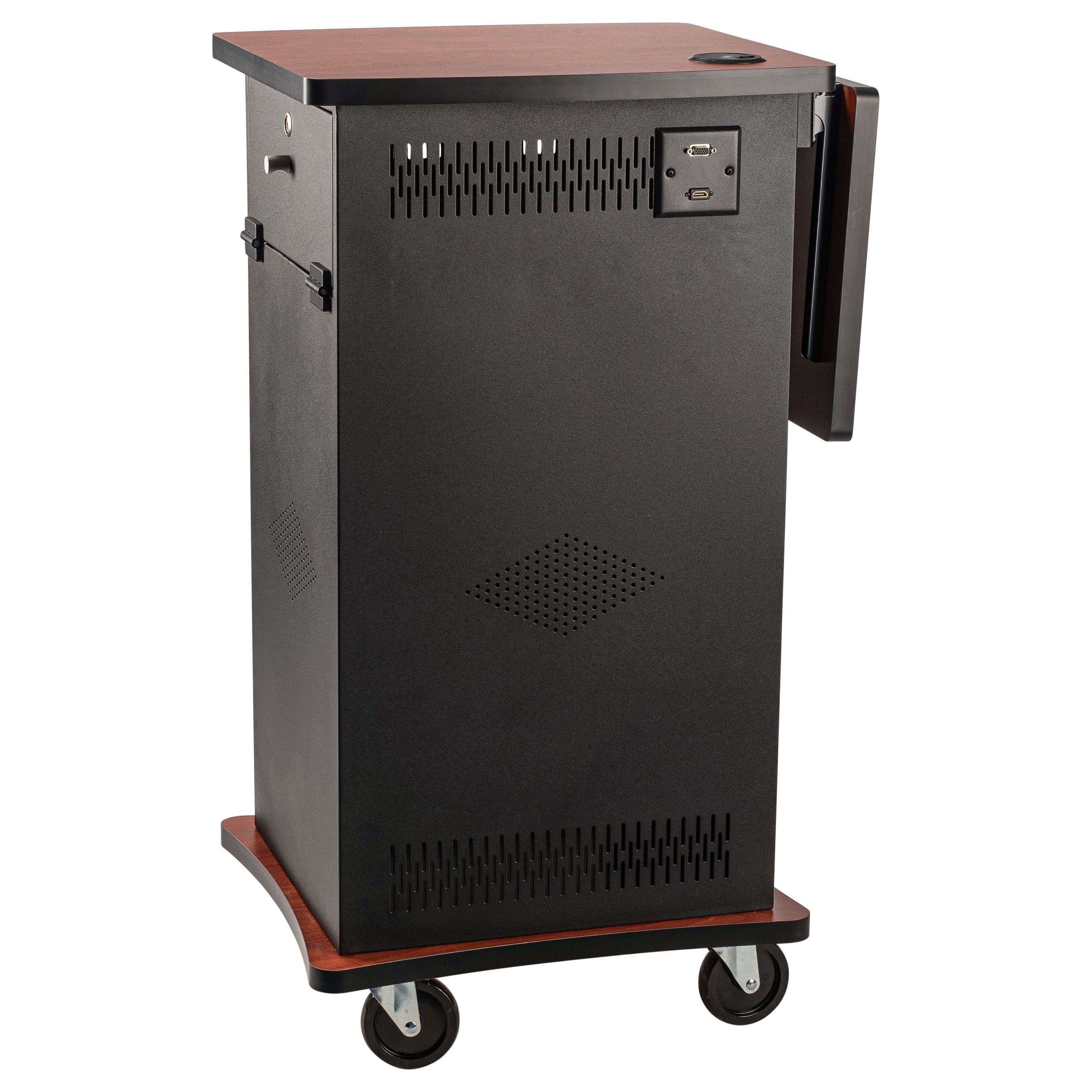 Oklahoma Sound Wizard Multimedia AV Cart | Presentation Cart with HDMI & VGA