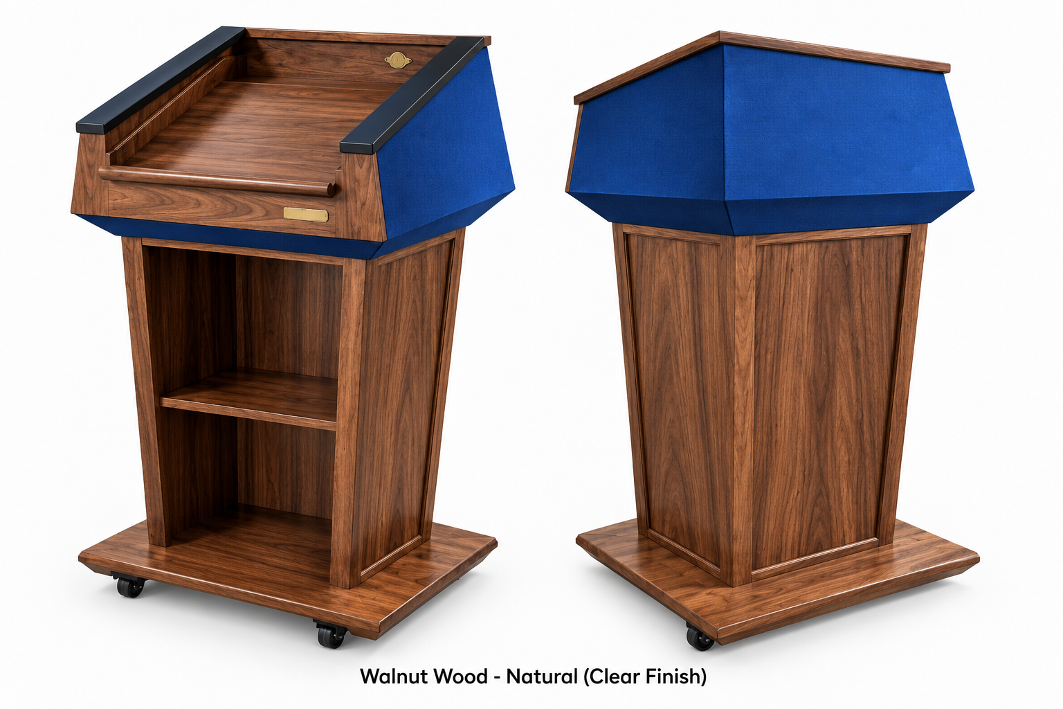 Executive Wood Presidential Bullet Resistant Podium – Certified NIJ Level III - PRES500-AB