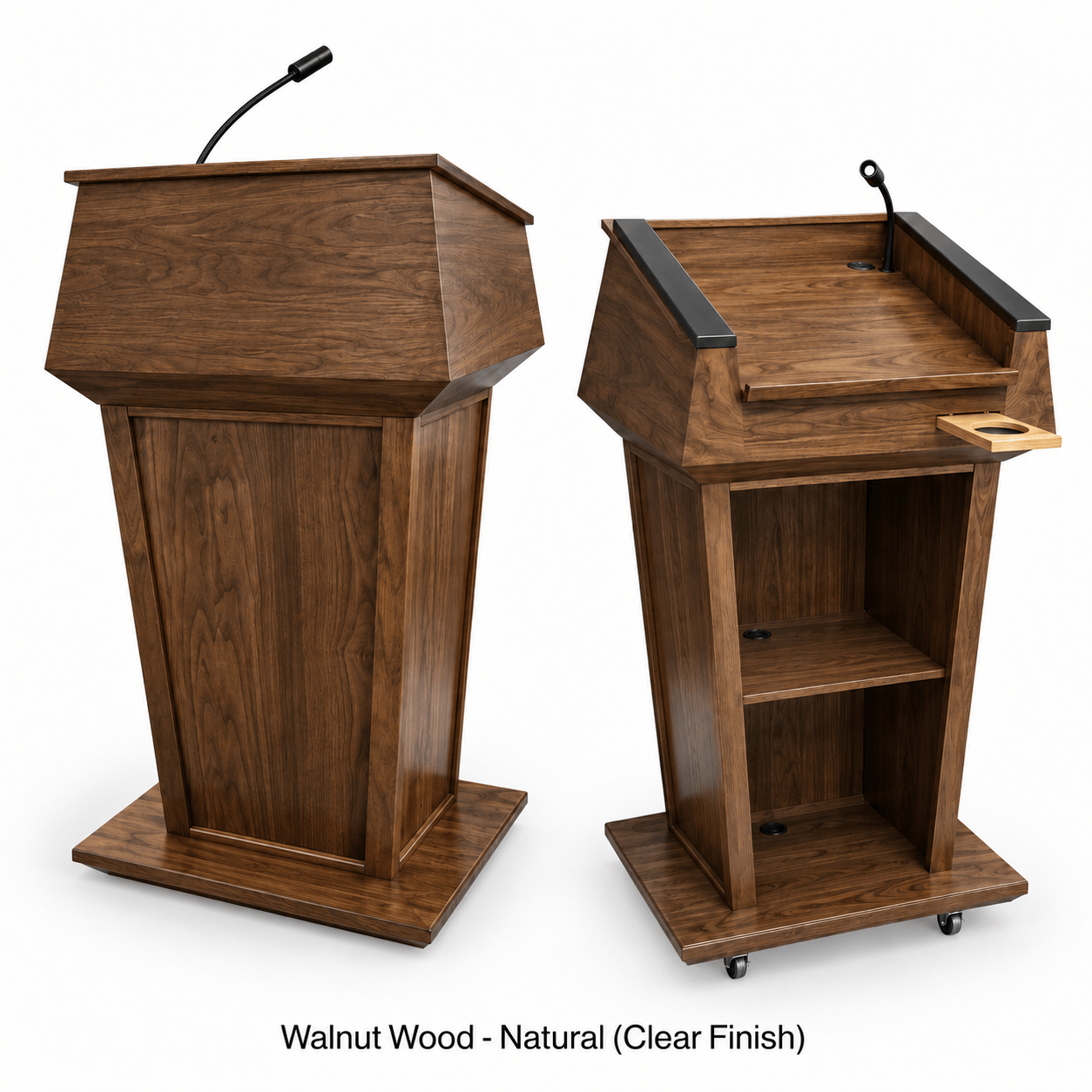 Executive Wood Presidential™ Solid Hardwood Handcrafted Podium | PRES500