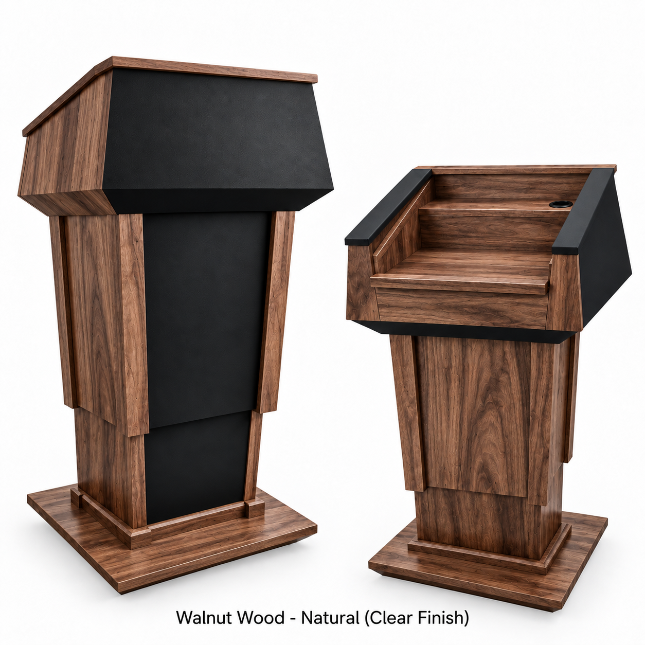 Executive Wood Adjustable Presidential Plus Lift Lectern | PRES900-LIFT