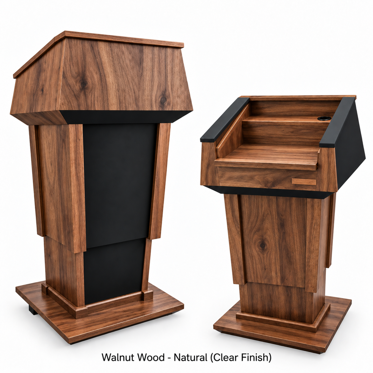 Executive Wood Adjustable Presidential Plus Lift Lectern | PRES900-LIFT
