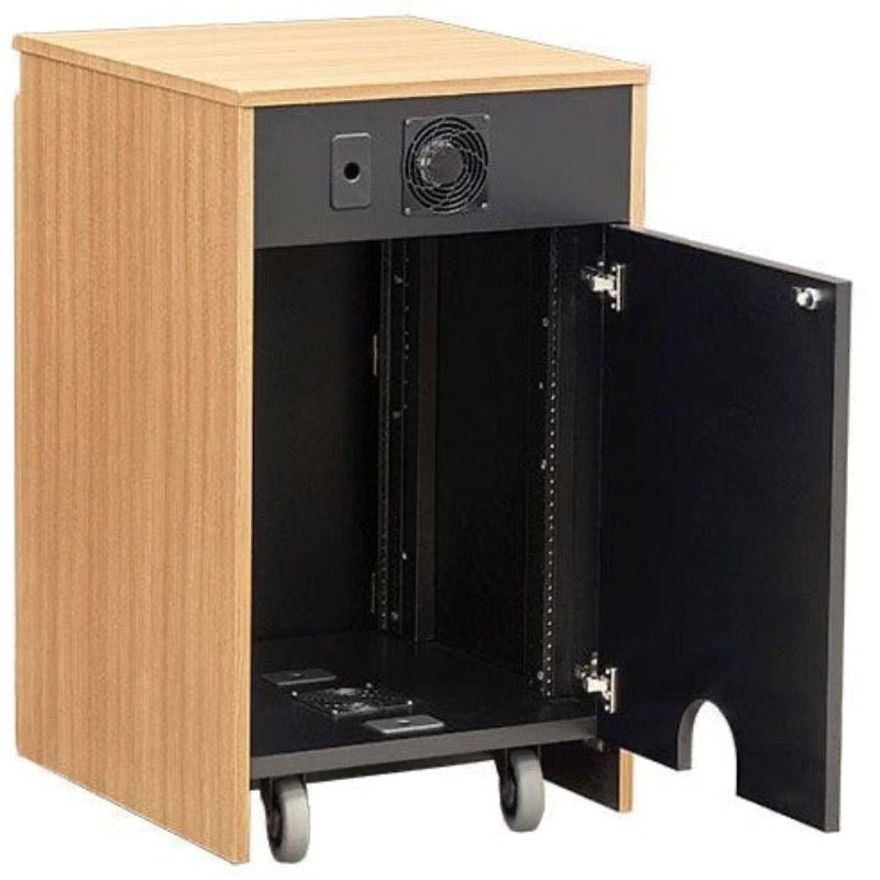 Avfi Rack AVFI CR1016EX 16U Single Rack Credenza — Podium Stage