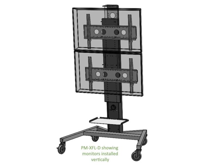 AVFI Large Mobile Display Stand - PM-XFL Series