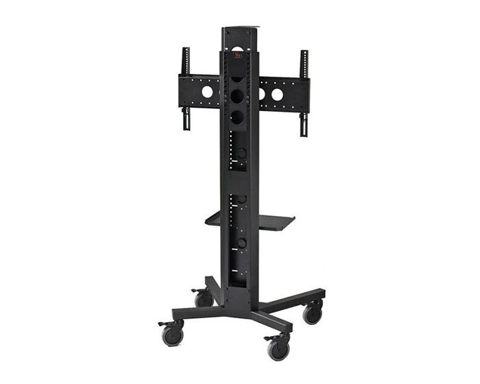 AVFI Mobile Display Stand for Single Monitors - PM-S-FL