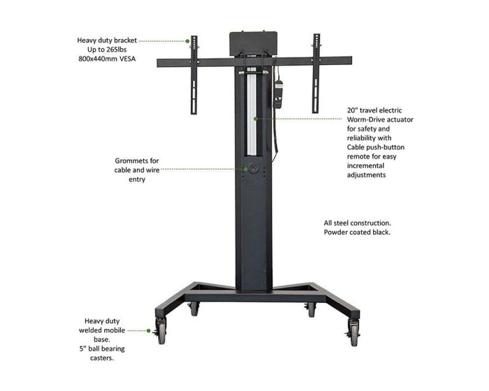 Avfi Mobile Electric Lift Display Stand PM-XFL-LIFT