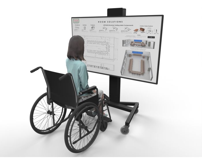 Avfi Mobile Electric Lift Display Stand PM-XFL-LIFT