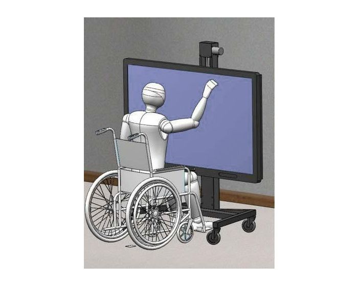 Avfi Mobile Electric Lift Display Stand PM-XFL-LIFT