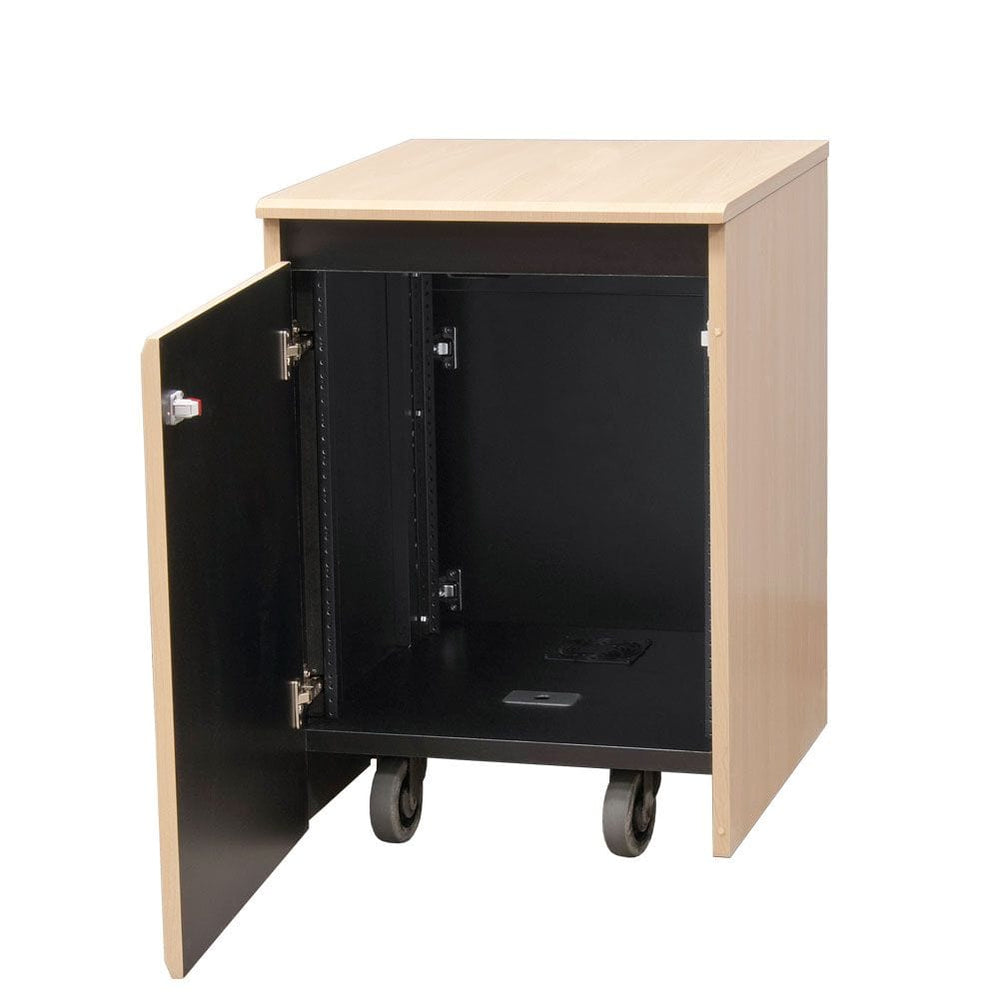 avfi credenza with door opened