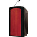 classic integrator portable lectern with microphone front view