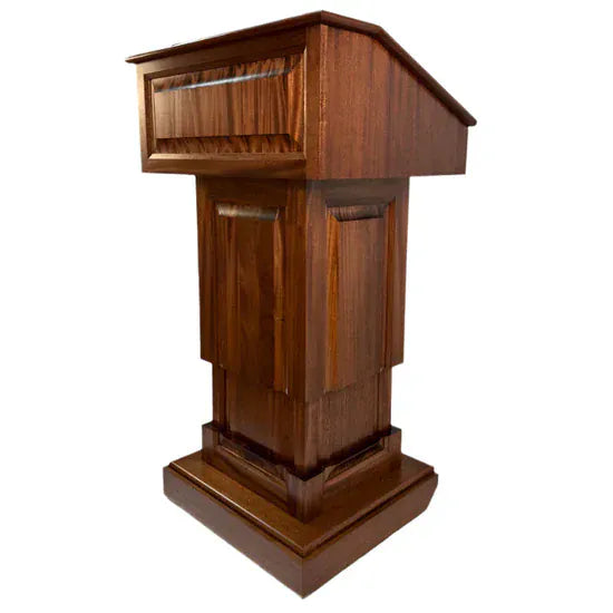 Executive Wood Counselor Lift Adjustable Height Lectern