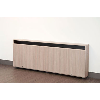 AVFI Triple Rack Wall Mounted Credenza CR3-WM- a traditional design that has various wood colors to select from.