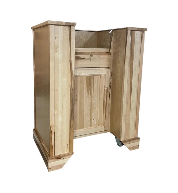 Executive Wood Defender Step-In™ Bullet Resistant Work Station - DEF339-SI