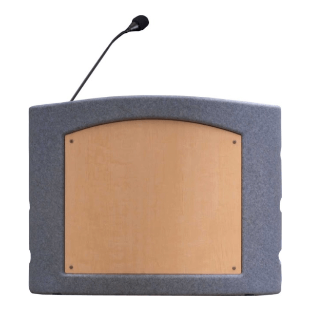 The Integrator Tabletop Lectern With Microphone