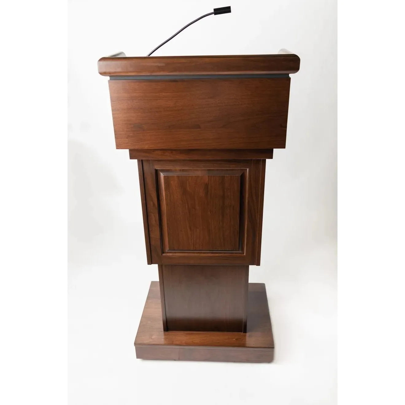 keynote height adjustable lectern raised