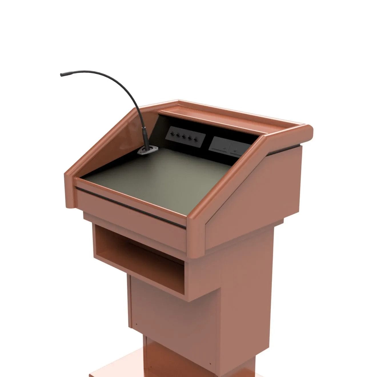 The Keynote height adjustable lectern with sound system