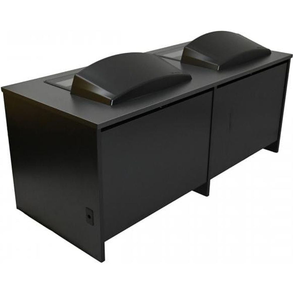nova donwview computer desk with privacy glare options