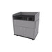 nova solutions privacy side multimedia podium shown in grey