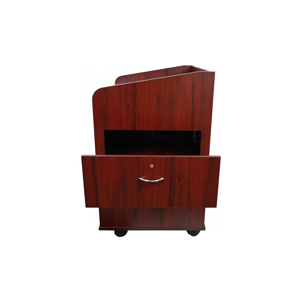 Nova Solutions Privacy Side AV Lectern With Pullout Shelf