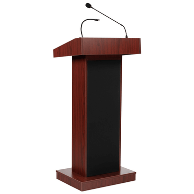 Oklahoma sound orator lectern 800x front view